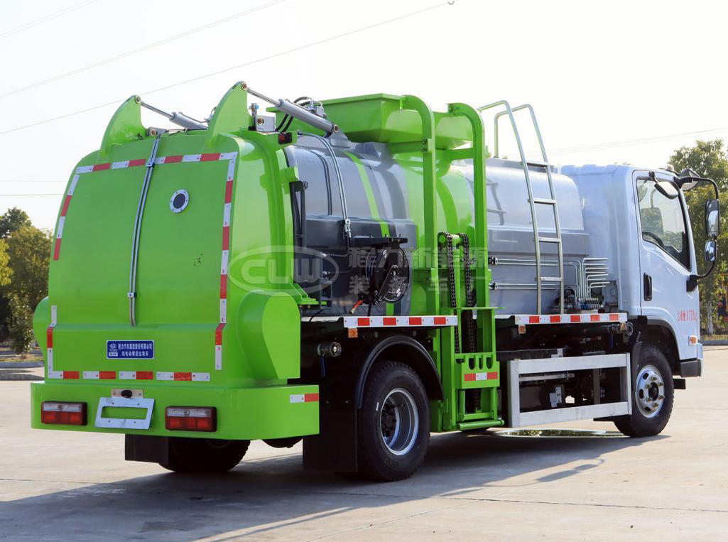 東風華神8方純電動餐廚垃圾車圖片3