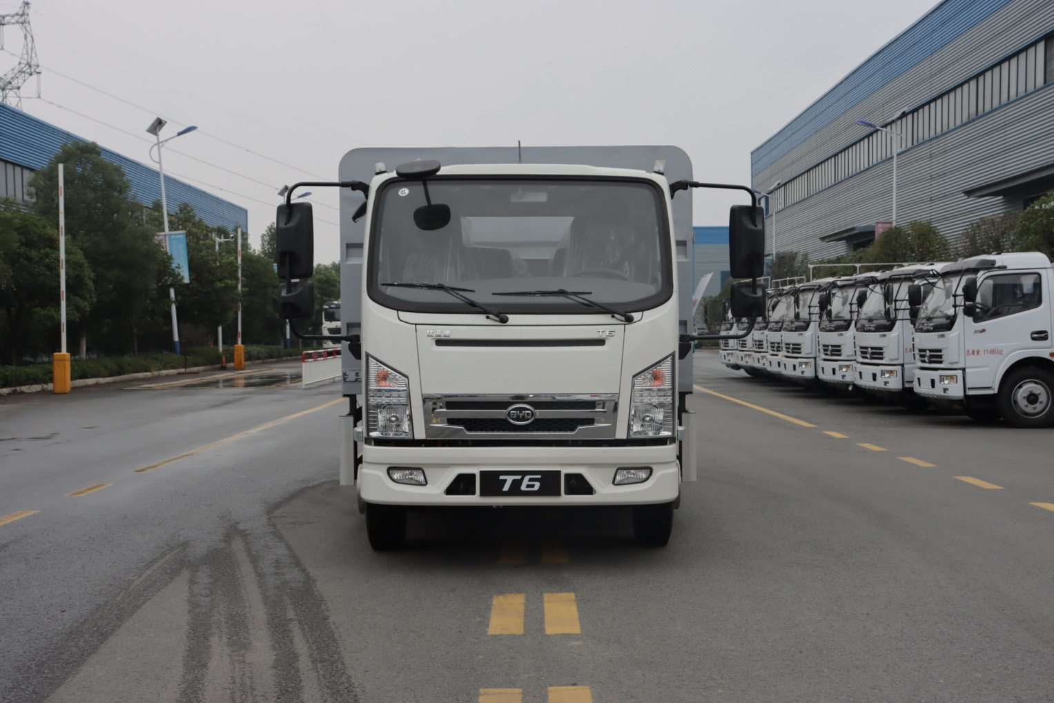 28桶比亞迪T6桶裝垃圾運(yùn)輸車(chē)圖片2