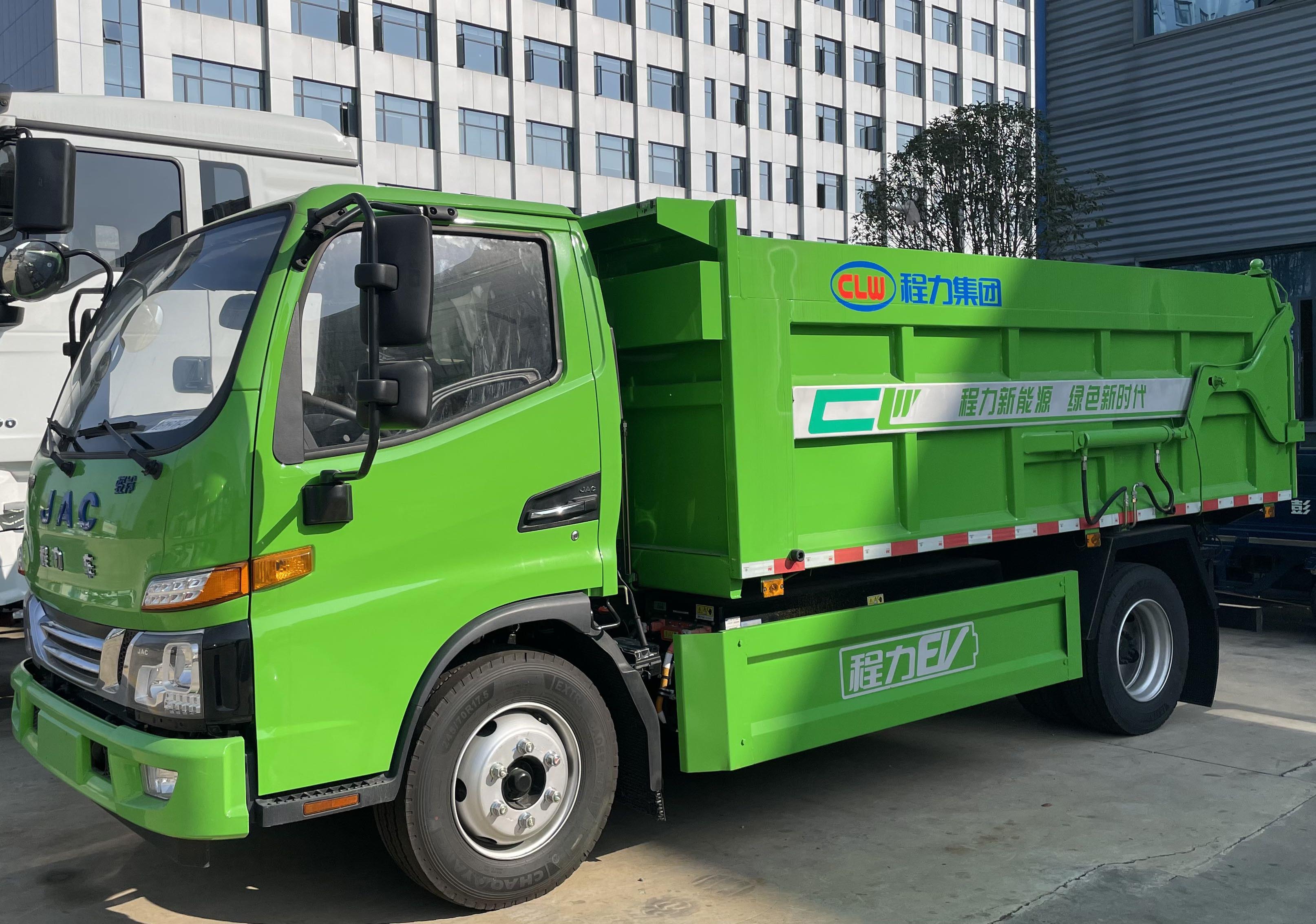 江淮駿鈴純電動廂式垃圾運輸車圖片1