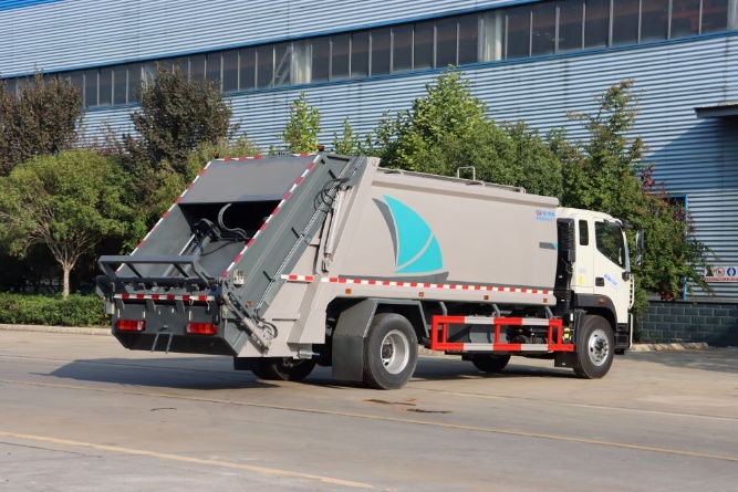 福田歐曼行星14-18方壓縮垃圾車新款圖片4
